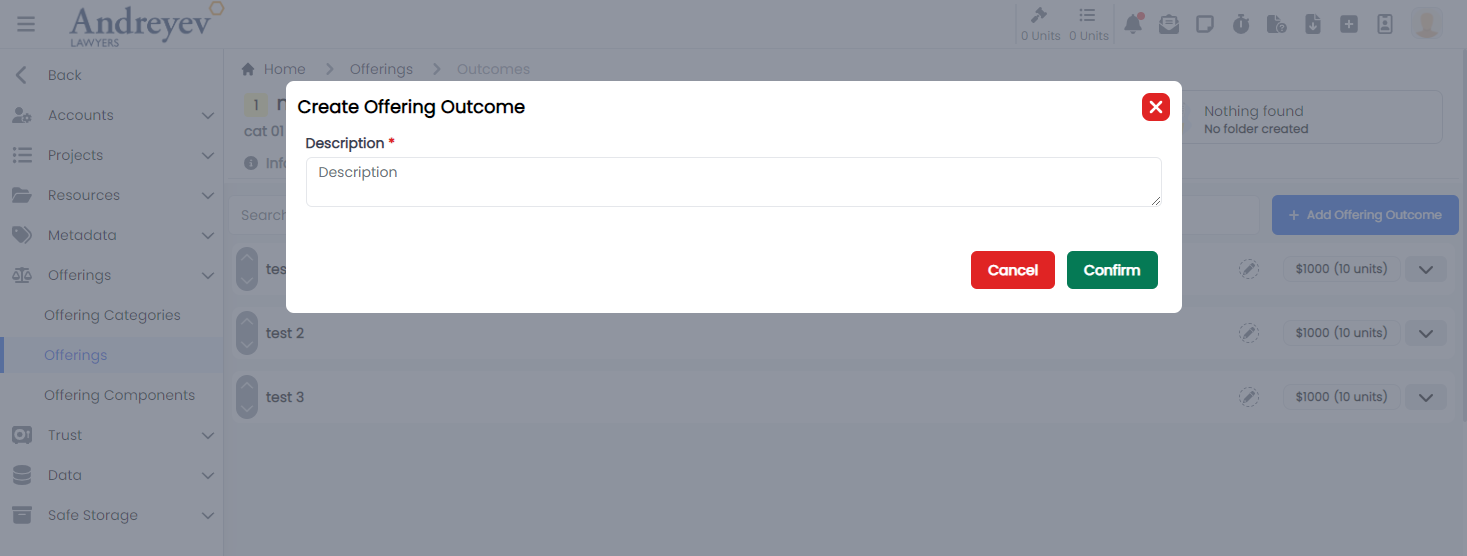 CreateOfferingOutcome